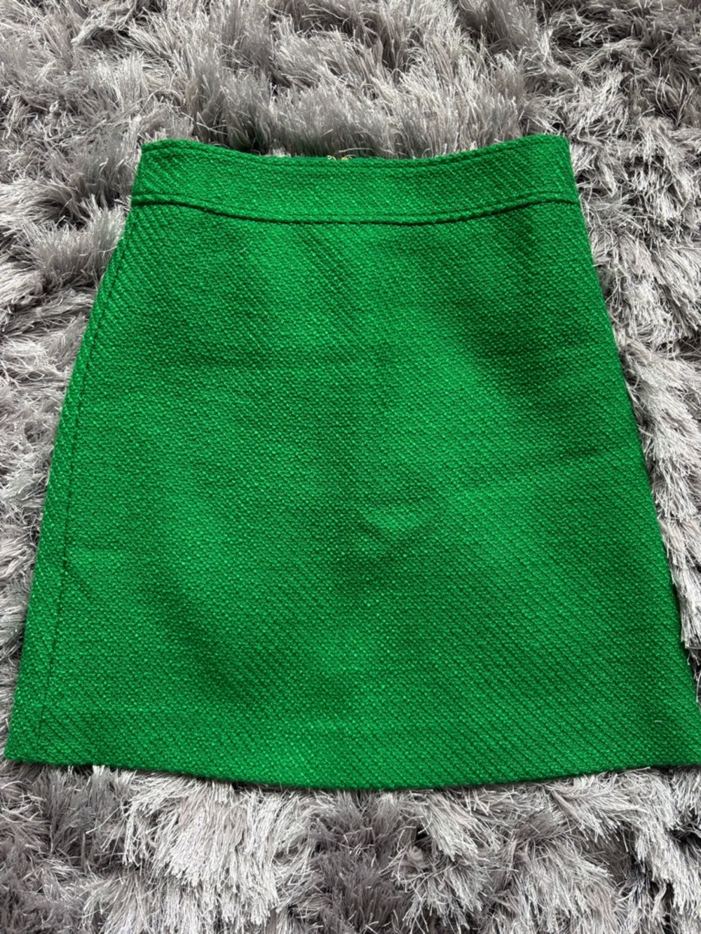 J. Crew Bright Green A-Line Skirt